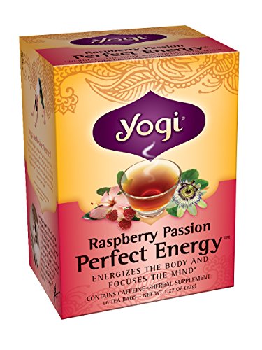 Yogi Raspberry Passion Perfect Energy, 1.12 Ounce Package