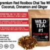 Coconut Chai, Organic Rooibos Premium Loose Leaf Tea, Wild Tea #1 Herbal Chai Tea