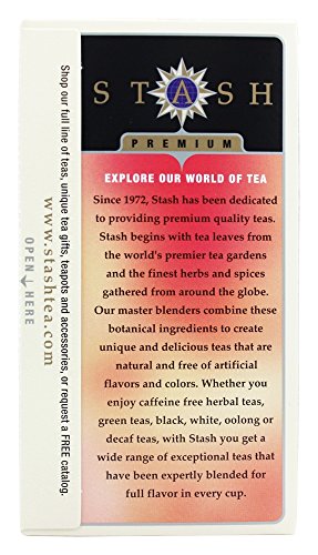 Stash Tea – Premium White Peach Oolong Tea with Wuyi Oolong – 18 Tea Bags