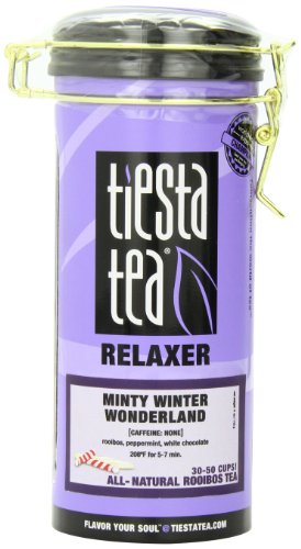 Tiesta Tea Relaxer Rooibos Tea, Minty Winter Wonderland, 4.0 Ounce