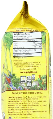 Guayaki Traditional Organic Yerba Mate, Loose Tea, 16 Ounce