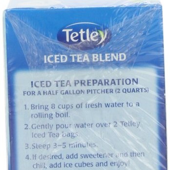 Tetley USA Round Iced Tea Blend Family Size, 24-Count Packages (Pack of 6)