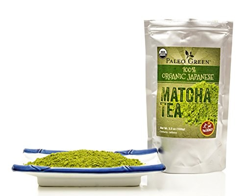 PaleoCrazy Organic Matcha Powder Japanese Tea for Energy, Focus and Weight Loss