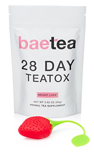 Baetea Weight Loss Tea: Detox, Body Cleanse, Reduce Bloating, & Appetite Suppressant, 28 Day Teatox, with Potent Traditional Organic Herbs, Ultimate Way to Calm and Cleanse Your Body