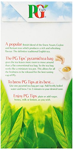 PG Tips Black Tea, Pyramid Tea Bags, 240-Count Boxes Pack of 2