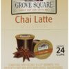 Grove Square Tea, Chai Latte, 24 Single Serve Cups