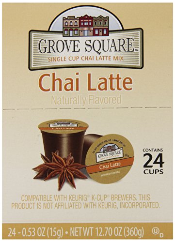 Grove Square Tea, Chai Latte, 24 Single Serve Cups