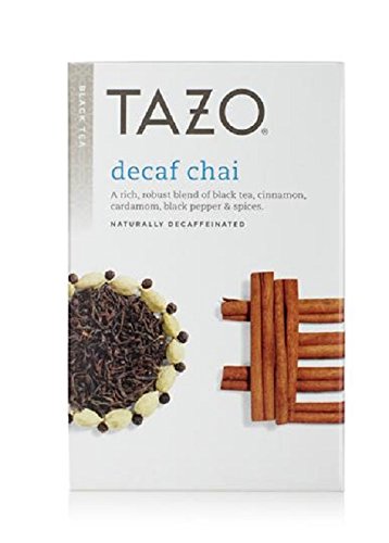 Tazo Decaf Tazo Chai Filter Bag Tea, 24-Count Packages (Pack of 6)