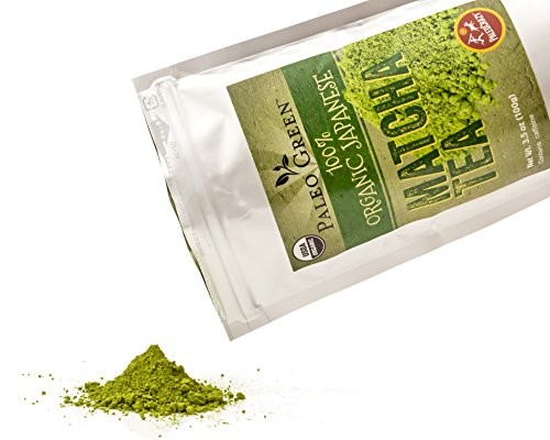 PaleoCrazy Organic Matcha Powder Japanese Tea for Energy, Focus and Weight Loss