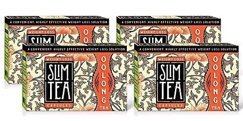 Okuma Nutritional’s SlimTea CAPSULES-100% Pure and Natural, HIGH CONCENTRATION More Powerful Than Green Tea, Burns Up To 523% More Fat Than Green Tea! 4 Month Supply(240 capsules)