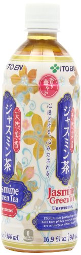 Ito En Tea Beverage, Unsweetened Jasmine Green, 16.9 Ounce (Pack of 12)