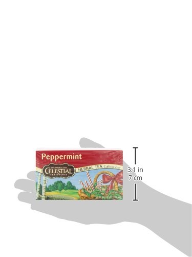 Celestial Seasonings Peppermint Tea, 20 Count (Pack of 6)