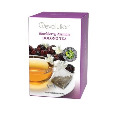 Revolution Tea Bags – Blackberry Jasmine Oolong Tea – 20 Count