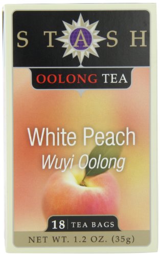 Stash White Peach Oolong Tea with Wuyi Oolong , 1.2 Ounce Box, 18 Count