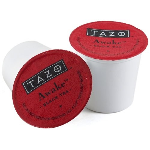 Starbucks Tazo Tea * Awake * Black Tea, 3 Boxes of 16 K-Cups for Keurig Brewers, (48 count)