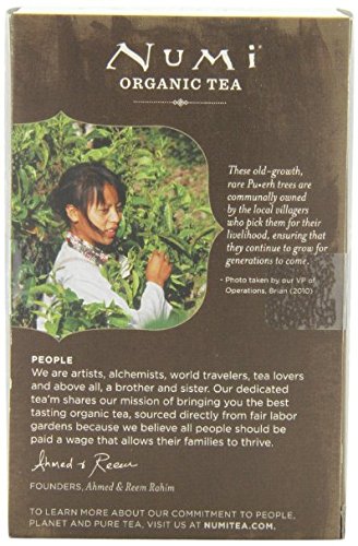 Numi Organic Tea Emperor’s Puerh, Full Leaf Black Tea