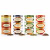 Tea Forte LOOSE LEAF TEA TRIO, 3 Small Tea Tins, Green Tea Sampler – Lemon Sorbetti, Moroccan Mint, Green Mango Peach