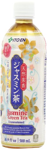 Ito En Tea Beverage, Unsweetened Jasmine Green, 16.9 Ounce (Pack of 12)