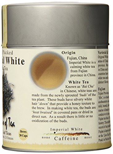 The Tao of Tea, Imperial White Tea, Loose Leaf, 2.0 Ounce Tins