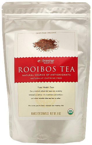 Extreme Health USA Extreme Health’s Organic Rooibos Tea, Total Health Loose Leaf Tea, 8-Ounce Pouches