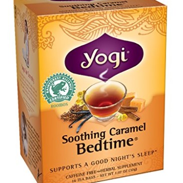 Yogi Soothing Caramel Bedtime Tea, 16 Tea Bags (Pack of 6)