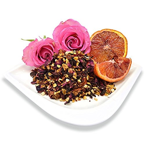 Organic Blood Orange Vanilla Rooibos, Loose Leaf Bag, Positively Tea LLC.