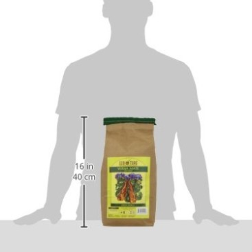 EcoTeas Organic Yerba Mate Loose Tea Cut, Pure Leaf, 5-Pound
