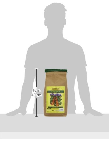EcoTeas Organic Yerba Mate Loose Tea Cut, Pure Leaf, 5-Pound