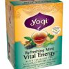 Yogi Refreshing Mint Vital Energy Tea, 16 Tea Bags (Pack of 6)