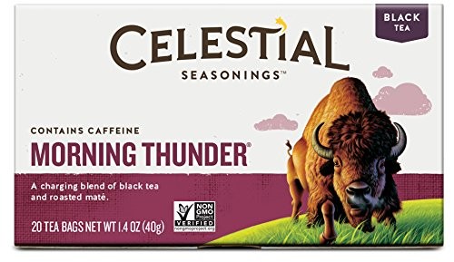 Celestial Seasonings Morning Thunder Tea, 20 Count (Pack of 6)