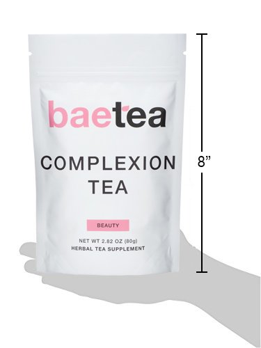 Baetea Complexion Tea: Get Healthy, Glowing, & Imperfection Free Skin, 26 Servings, with Potent Traditional Organic Herbs, Ultimate Way to Nourish & Fortify