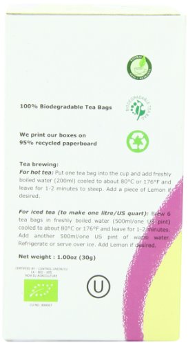 Tea Of Life Organic White Tea, Blackberry, 20 Count