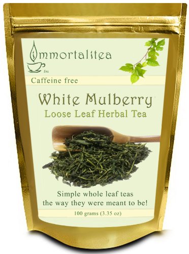 Mulberry Tea – Loose Leaf – Premium Dried Mulberry Leaves – Shipped in Resealable Bags for Maximum Freshness – Backed by 100% Money Back Guarantee