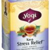 Yogi Kava Stress Relief Tea, 16 Tea Bags (Pack of 6)