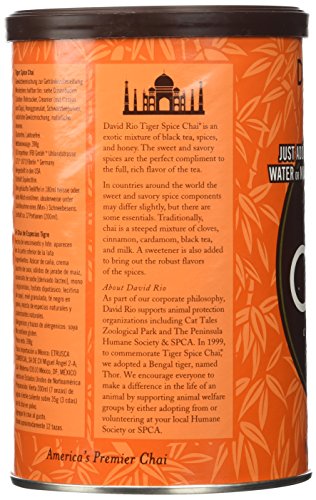 David Rio Tiger Spice Chai, 14oz. – 2 canisters