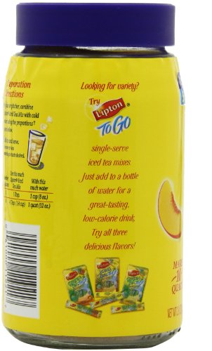 Lipton  Iced Tea Mix, Diet Peach 2.9 oz ,  ( Pack  of  4 )