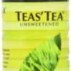 Teas’ Tea, Unsweetened Lemongrass Green Tea, 16.9 Ounce (Pack of 12)