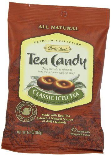 Bali’s Best Classic Iced Tea Candy, 5.3-Ounce Bags (Pack of 12)