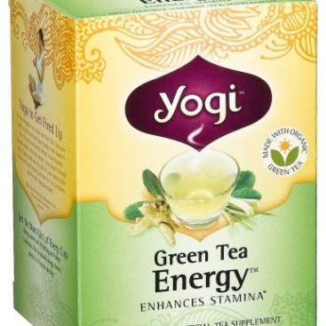 Yogi Energy Green Tea, 16 Tea Bags (Pack of 6)