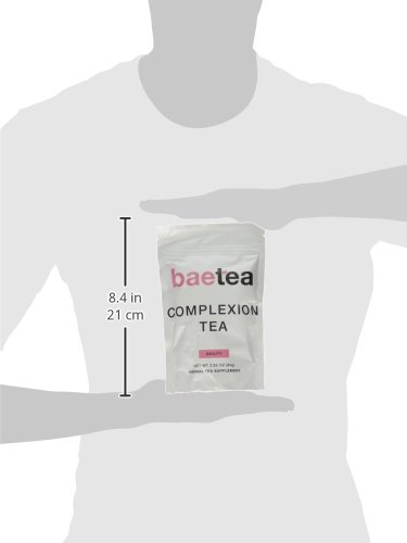 Baetea Complexion Tea: Get Healthy, Glowing, & Imperfection Free Skin, 26 Servings, with Potent Traditional Organic Herbs, Ultimate Way to Nourish & Fortify