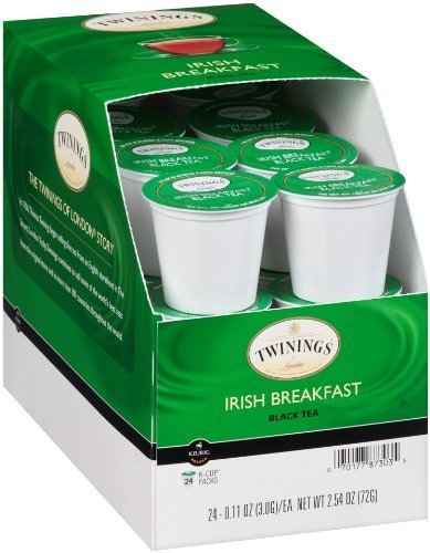 Twinings Irish Breakfast Tea K-Cups, 24 Count