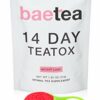 Baetea Weight Loss Tea: Detox, Body Cleanse, Reduce Bloating, & Appetite Suppressant, 14 Day Teatox, with Potent Traditional Organic Herbs, Ultimate Way to Calm and Cleanse Your Body