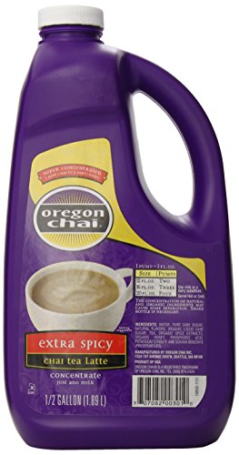 Oregon Chai Extra Spicy Original Chai Tea Latte Concentrate, 64 Ounce Jug