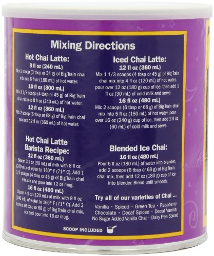 Big Train Spiced Chai, 1.9-Pound Cans (Pack of 2)