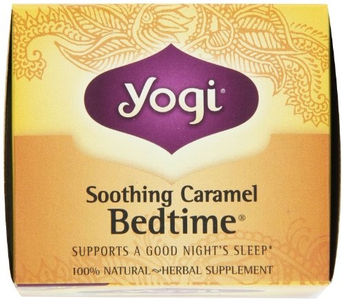 Yogi Soothing Caramel Bedtime Tea, 16 Tea Bags (Pack of 6)