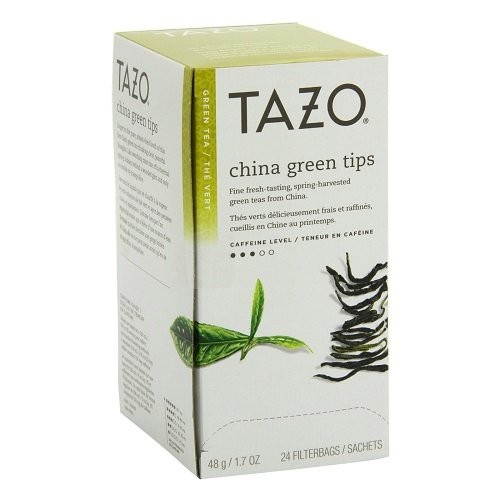 Tazo China Green Tips  Filter Bag Tea, 24-Count Packages (Pack of 6)