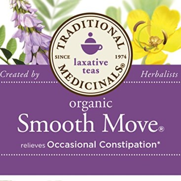 Traditional Medicinals Organic Smooth Move Tea, 16 Tea Bags (Pack of 6)