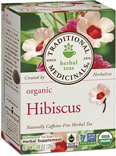 Traditional Medicinals Organic Hibiscus Tea, 16 Tea Bags