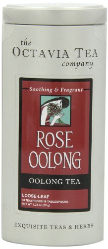 Octavia Tea Rose Oolong (Oolong Tea), 1.23-Ounce Tin