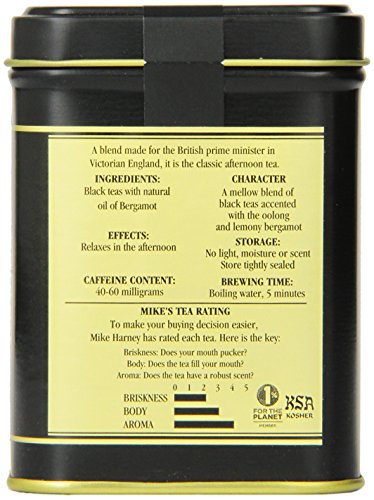 Harney & Sons Earl Grey Tea, 4 Ounce Tin